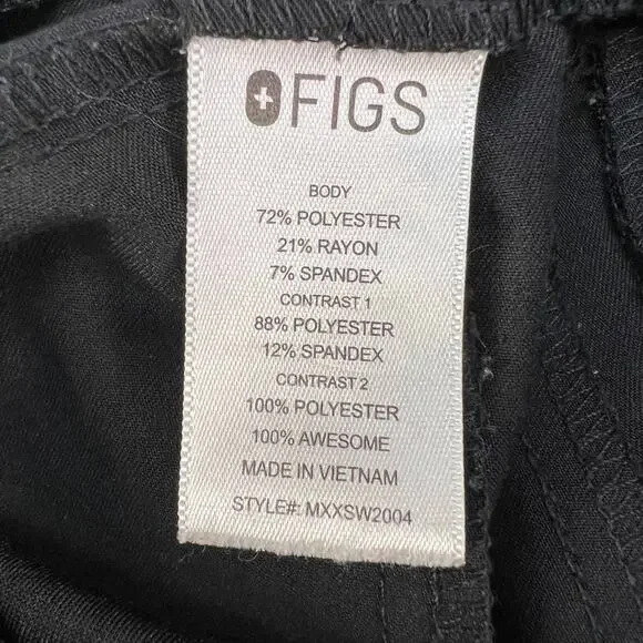 Figs Technical Collection Men's Jogger Scrub Bottoms Size S Black - Picture 10 of 13